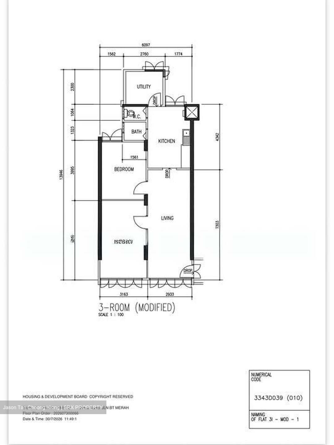 Blk 2 Brickworks Estate (Bukit Merah), HDB 3 Rooms #593253141